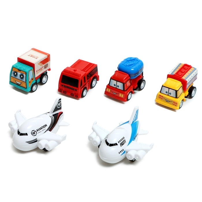 Набор машин «Мини рейсинг», инерция, МИКС Набор машин «Мини рейсинг», инерция, МИКС