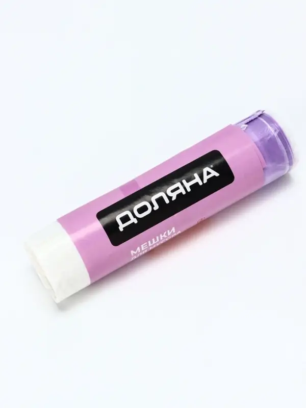 Мешки для мусора с завязками Доляна &laquo;Комфорт&raquo;, 60 л, 13 мкм, 55&times;64 см, ПНД, 10 шт., белые