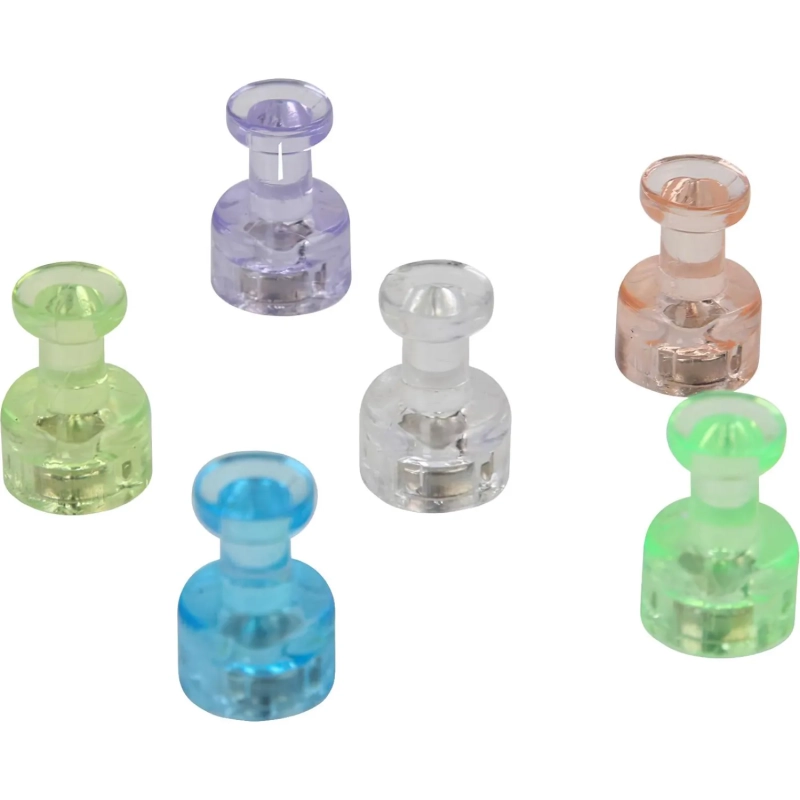 Магнитный держатель для досок усиленный Attache, 6шт/уп. цветной