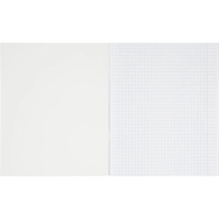 Тетрадь общая А5 48л Attache Градиент Фиолет клетка, 65г, скрепка, УФ-лак