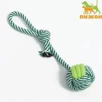 Игрушка канатная &laquo;Мяч на веревке&raquo;, 33 г, до 25 см, цвет МИКС