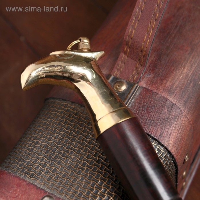 Ложка для обуви  Ложка для обуви "Орёл" дерево, латунь 50х5,5х2,5 см