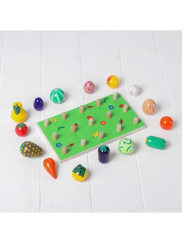 Счётный материал &laquo;Весёлая грядка&raquo;, набор 15 овощей