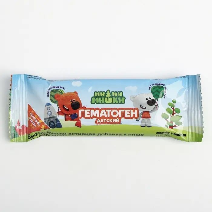 Гематоген детский Ми-Ми-Мишки, 40 г Гематоген детский Ми-Ми-Мишки, 40 г
