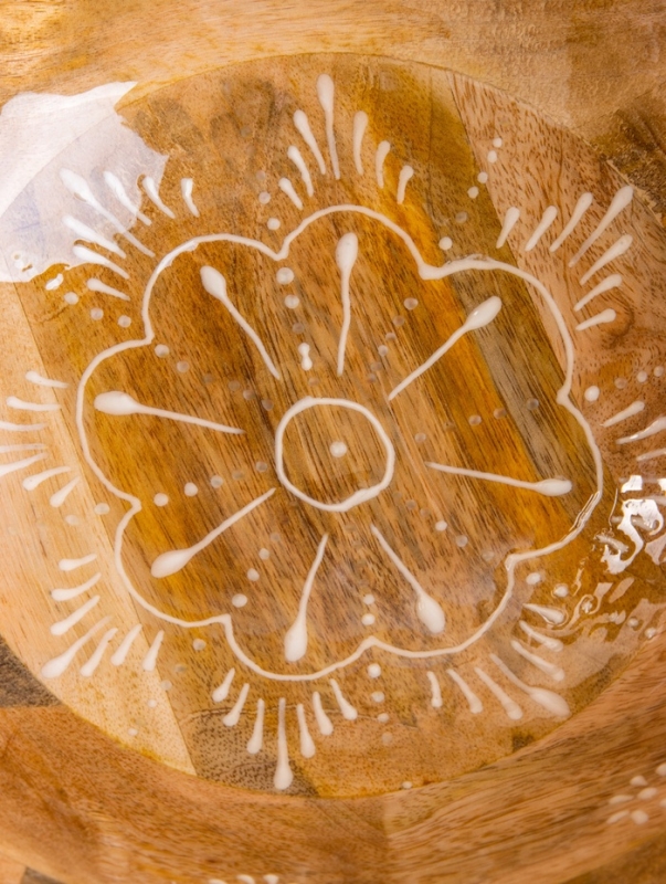 Салатник Салатник "Пряник" дерево манго 29х29х11 см