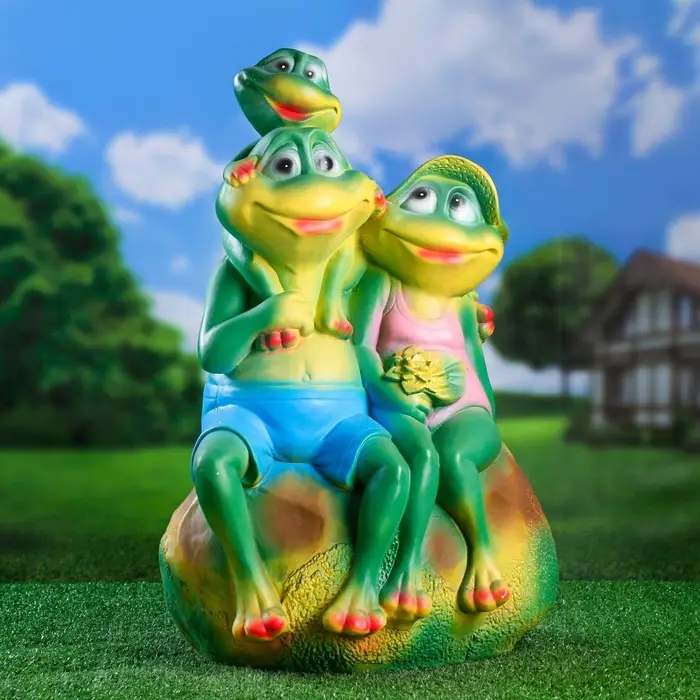 Садовая фигура из гипса &laquo;Семья лягушек&raquo;, 59&times;31&times;40 см