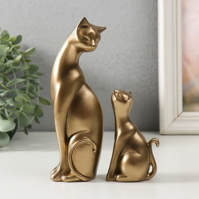 Полистоун набор кошка с котёнком 15,5 см 9,3 см (набор 2 шт) Полистоун набор кошка с котёнком 15,5 см 9,3 см (набор 2 шт)