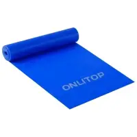 Эспандер ленточный для фитнеса ONLYTOP, 150&times;15&times;0.04 см, 10 кг, МИКС