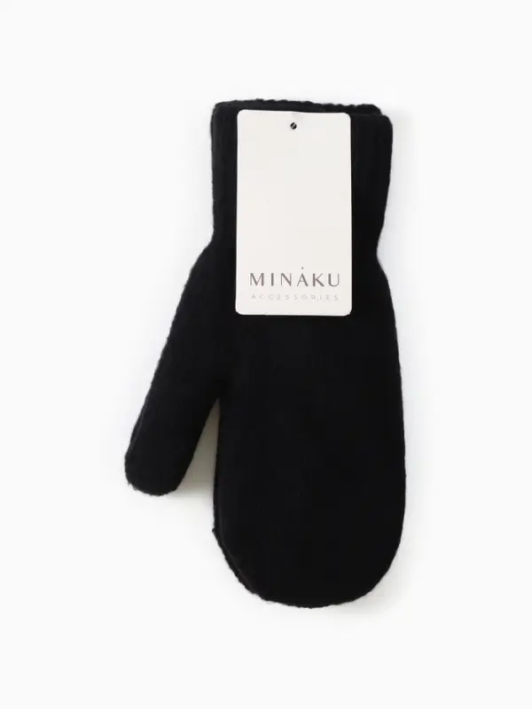Варежки мужские MINAKU, 25 см, цв.черный