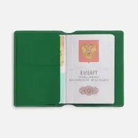 Обложка для паспорта Detalli, зеленая