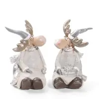 Фигурка декоративная &laquo;Лосик с леденцом/подарком&raquo;, 5.6&times;6.5&times;9.7 см, МИКС
