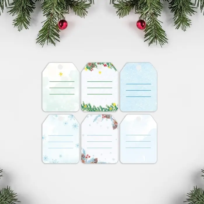 Шильдики на подарки &laquo;Чудесного Нового года&raquo;, 16&times;24 см, набор 6 шт.