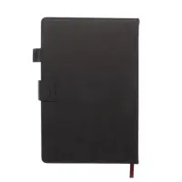 Ежедневник недатированный формат А5, с хлястиком, 128л, линия, пвх, Черный Ежедневник недатированный формат А5, с хлястиком, 128л, линия, пвх, Черный