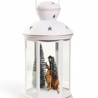 Фигурка светодиодная &laquo;Семья оленей&raquo;, новогодняя, 3хС(LR14), музыка, USB, 21&times;21&times;42 см
