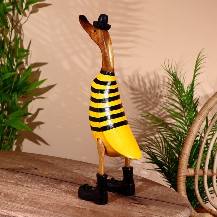 Сувенир "Утка-пчёлка" дерево 45 см