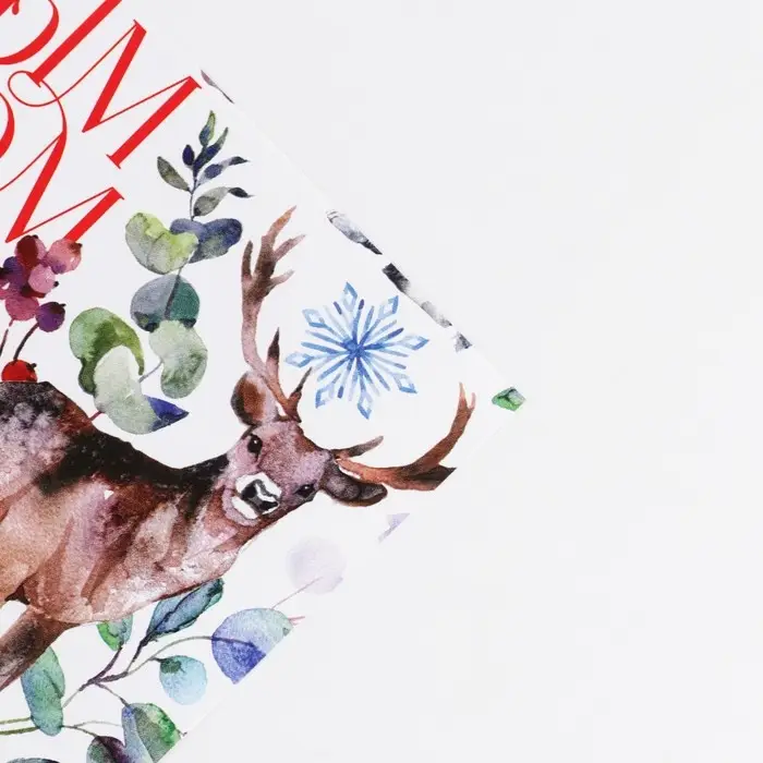 Упаковочная бумага на новый год «Лесная сказка», 70 х 100 см, глянцевая Упаковочная бумага на новый год «Лесная сказка», 70 х 100 см, глянцевая