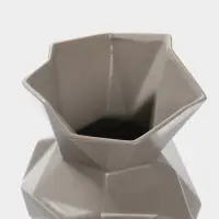 Ваза для цветов &laquo;Анхель&raquo;, 20&times;12 см, керамика, серая
