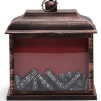Камин светодиодный, 29.8&times;13&times;34.5 см, usb