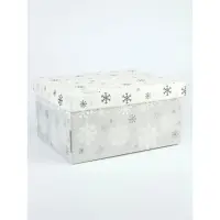 Набор подарочных коробок Let it snow, 31.2&times;25.6&times;16.1 см, 3 шт.