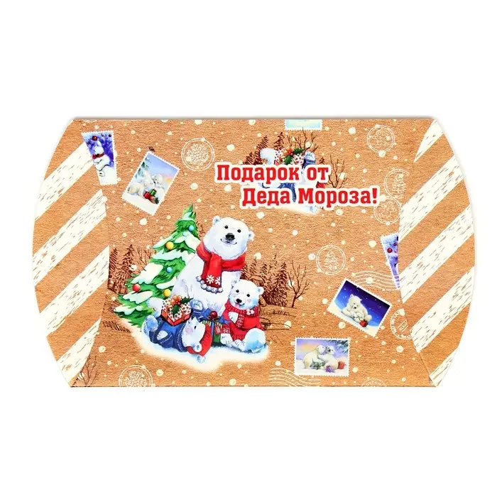 Коробка подарочная складная «Полярные мишки», 19×14×4 см Коробка подарочная складная «Полярные мишки», 19×14×4 см