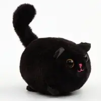 Мягкая игрушка &laquo;Кот&raquo;, 8 см, чёрная