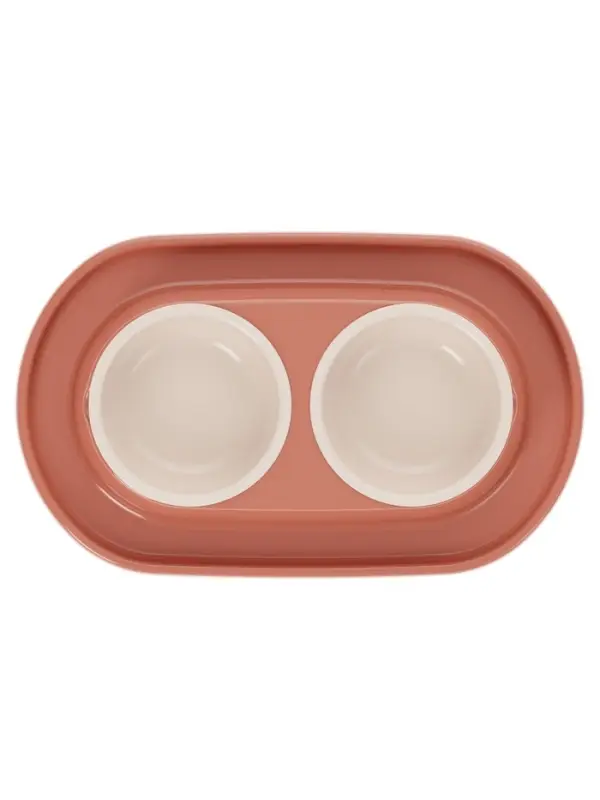 Миска для животных "Эффи" 0,3л двойная (на подставке) ALTA (уп.9)ф