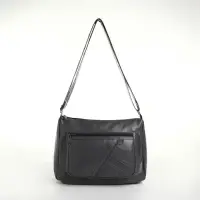 Сумка женская кросс-боди на молнии, 28&times;10&times;20 см, серая