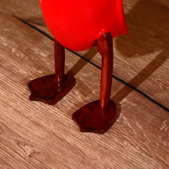 Сувенир "Утка красная" дерево 45 см