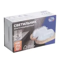 Светильник НБО 04-60-021 УХЛ3, 60 Вт, Е27, 220 В, IP54, орех