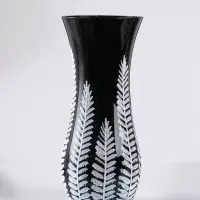 Ваза &laquo;Вента&raquo;, веточки, h=26 см, стекло, чёрная