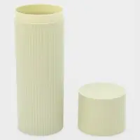 Футляр для зубной щётки и пасты &laquo;Рифлёный&raquo;, 19.2&times;6 см, зелёный