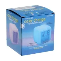 Часы - будильник LB-03, дата, температура, белый