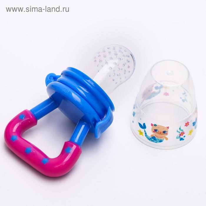 Ниблер для прикорма с силиконовой сеточкой «ТРЕНД. Которусалка» Ниблер для прикорма с силиконовой сеточкой «ТРЕНД. Которусалка»