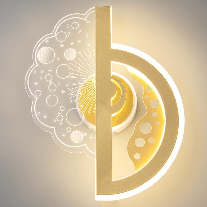 Бра "Селдо 1" LED 20Вт 4000К золото 25х20х3,5 см