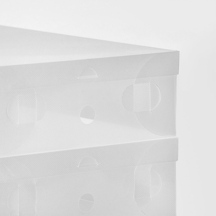 Коробка для хранения сапог с крышкой Uni size, 30×52×12 см, 2 шт