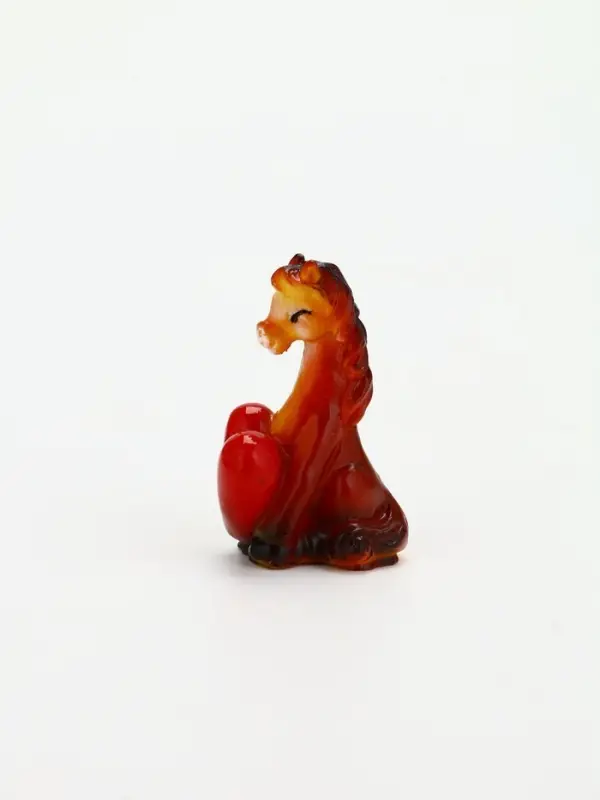 Сувенир новогодний «Лошадь с сердцем», 3,5 см Сувенир новогодний «Лошадь с сердцем», 3,5 см