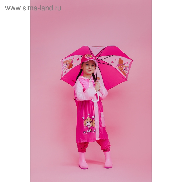 Дождевик детский, размер S, 92-98 см, Щенячий патруль Дождевик детский, размер S, 92-98 см, Щенячий патруль
