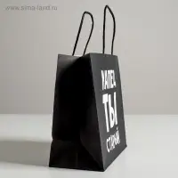 Пакет подарочный, упаковка, &laquo;Капец ты старый&raquo;, 22&times;22&times;11 см