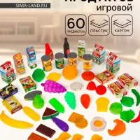 Набор игровых продуктов &laquo;Сытный стол&raquo;, 60 предметов