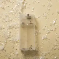 Гирлянда &laquo;Нить&raquo; 2 м роса с насадками &laquo;Цветок&raquo;, IP20, серебристая нить, 20 LED, батарейки ААх2 (нет в комплекте), свечение тёплое белое