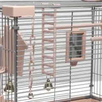 Клетка для птиц &laquo;Пижон&raquo; №100, разборная, 42&times;30&times;37 см, укомплектованная, бежевая