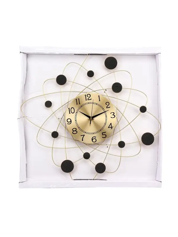 Часы настенные интерьерные &laquo;Носталия&raquo;, серия: Ажур, дискретный ход, d=60 см, циферблат d=22 см, от батарейки 1&times;АА