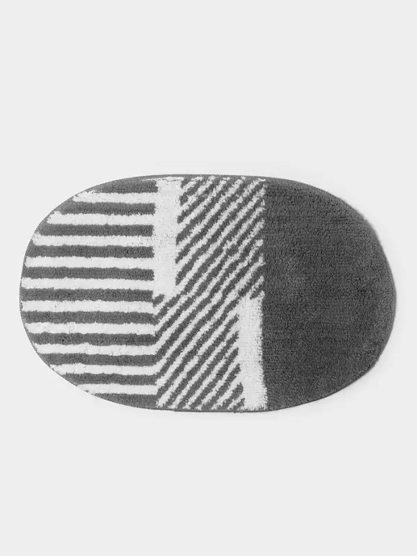 Коврик для ванной SAVANNA &laquo;Монпелье&raquo;, 50&times;80 см, бело-серый