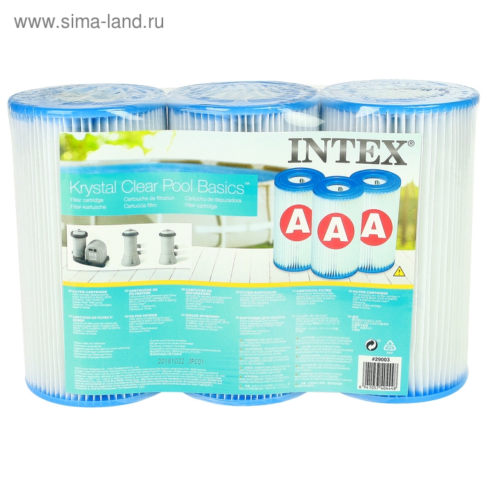 Картридж, тип А, 3 шт,11 x 20 см 29003 Картридж, тип А, 3 шт,11 x 20 см 29003