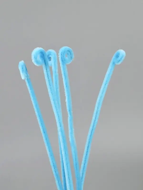 Синельная проволока набор 50 шт., светло-голубая, 30 см