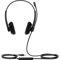 Гарнитура головная Yealink UH34 Lite Dual UC Дуо, Проводная,HD звук, USB