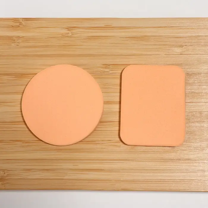 Спонжи для макияжа, набор - 2 шт., бежевые