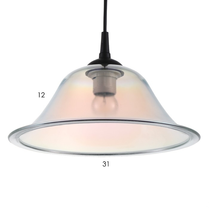 Светильник BayerLux Эльвира 1хЕ27 перламутровый 30х30х12см Светильник BayerLux Эльвира 1хЕ27 перламутровый 30х30х12см