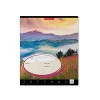 Тетрадь 24 листа в клетку, ErichKrause &laquo;Родные просторы&raquo;, обложка мелованный картон, МИКС