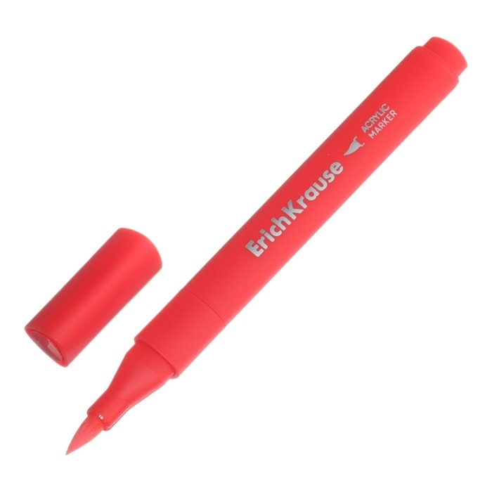 Маркеры акриловые 12 цветов, ErichKrause, Art Spirit с наконечником кистью микс Маркеры акриловые 12 цветов, ErichKrause, Art Spirit с наконечником кистью микс